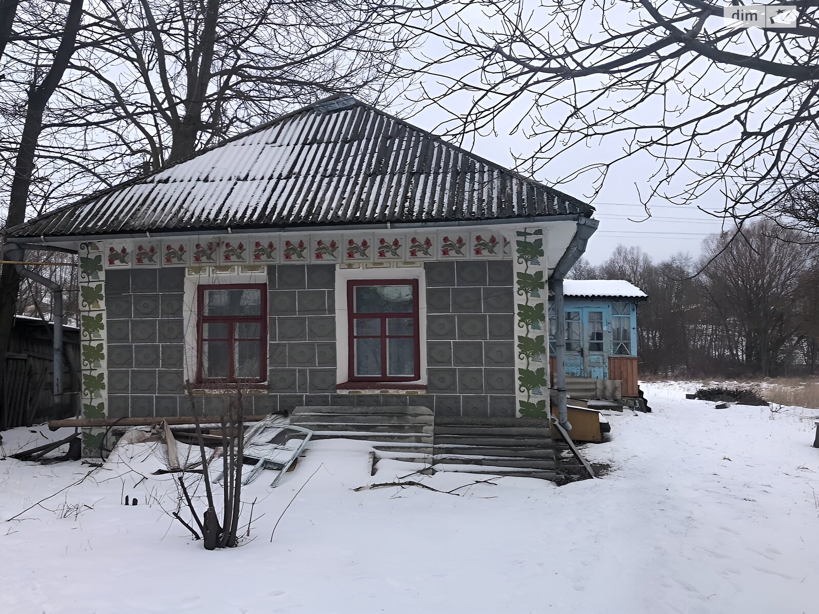 одноповерховий будинок, 57.5 кв. м, глинобитний. Продаж у Кудринцях фото 1 одноповерховий будинок, 57.5 кв. м, глинобитний. Продаж у Кудринцях фото 1