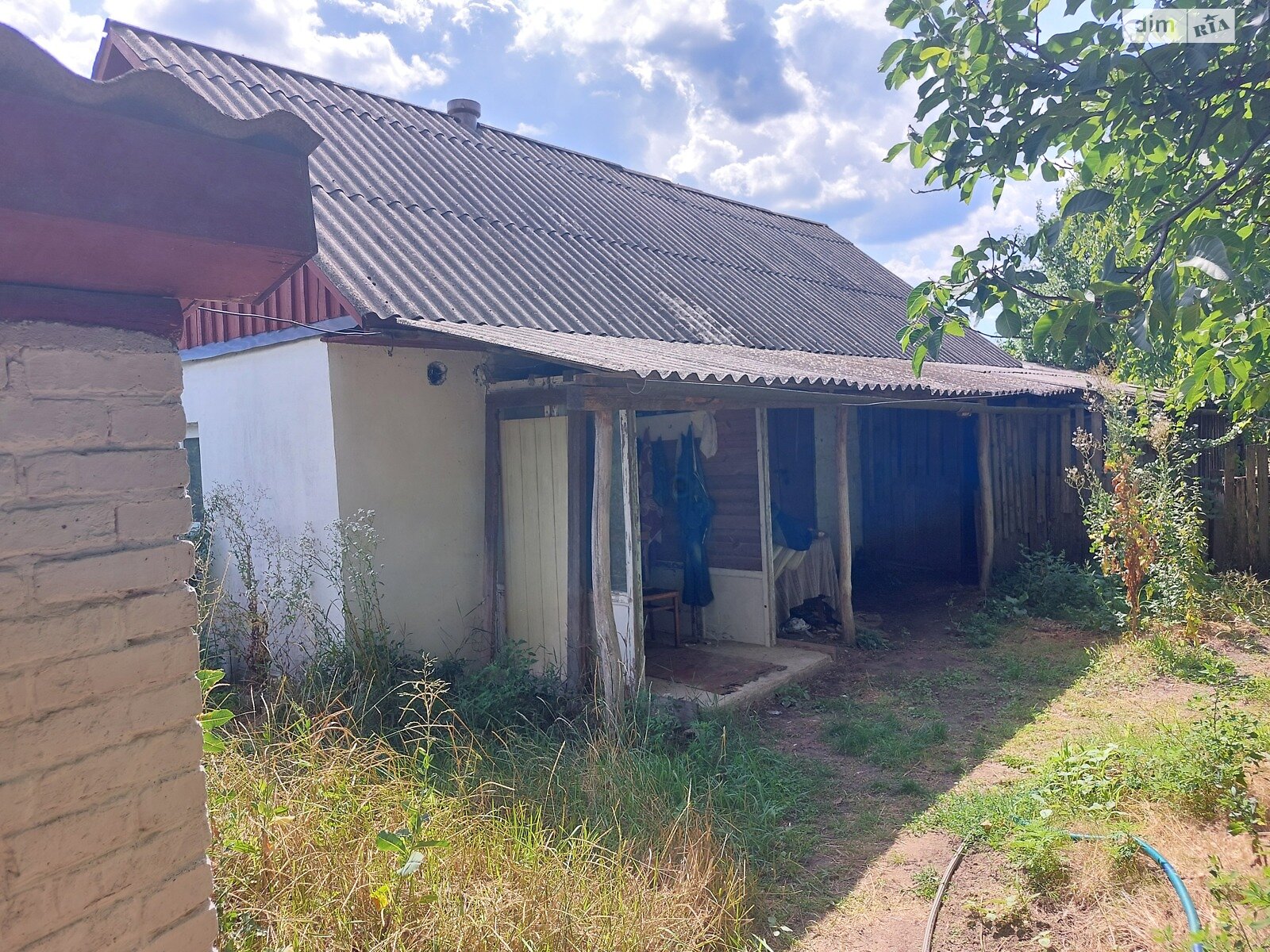 одноэтажный дом с гаражом, 57.6 кв. м, дерево и кирпич. Продажа в Кумейках фото 1