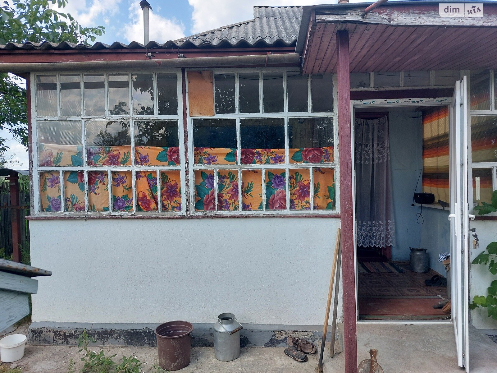 одноэтажный дом с гаражом, 57.6 кв. м, дерево и кирпич. Продажа в Кумейках фото 1