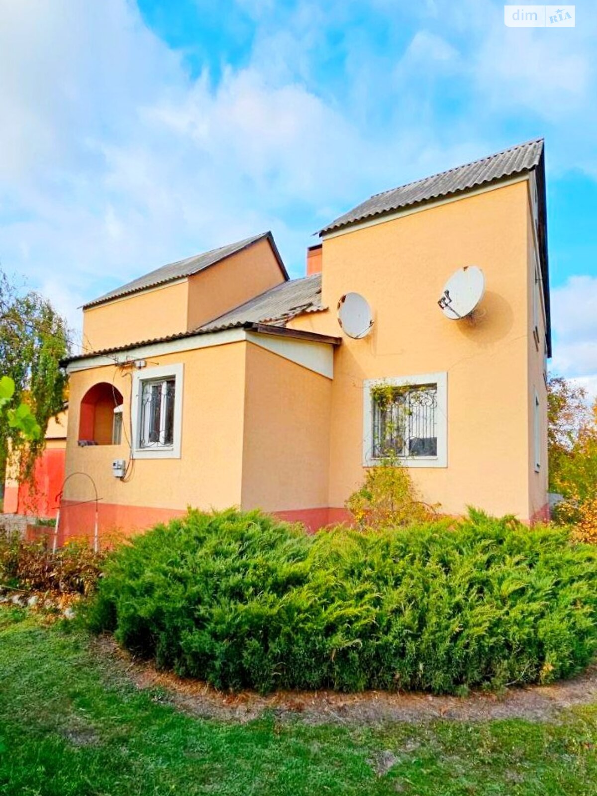 двоповерховий будинок з верандою, 252.1 кв. м, цегла. Продаж у Курилівці фото 1 двоповерховий будинок з верандою, 252.1 кв. м, цегла. Продаж у Курилівці фото 1