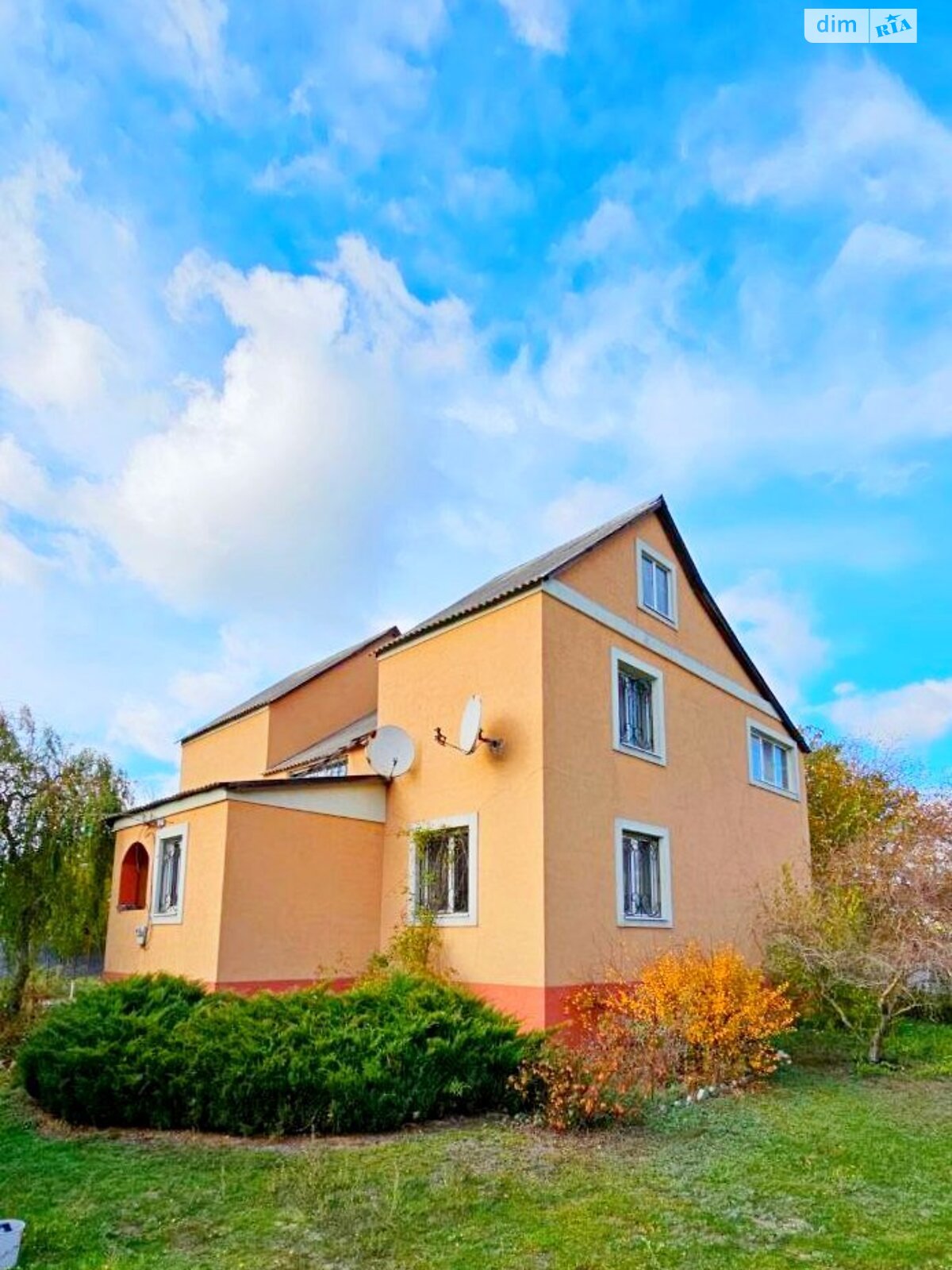 двоповерховий будинок з верандою, 252.1 кв. м, цегла. Продаж у Курилівці фото 1 двоповерховий будинок з верандою, 252.1 кв. м, цегла. Продаж у Курилівці фото 1