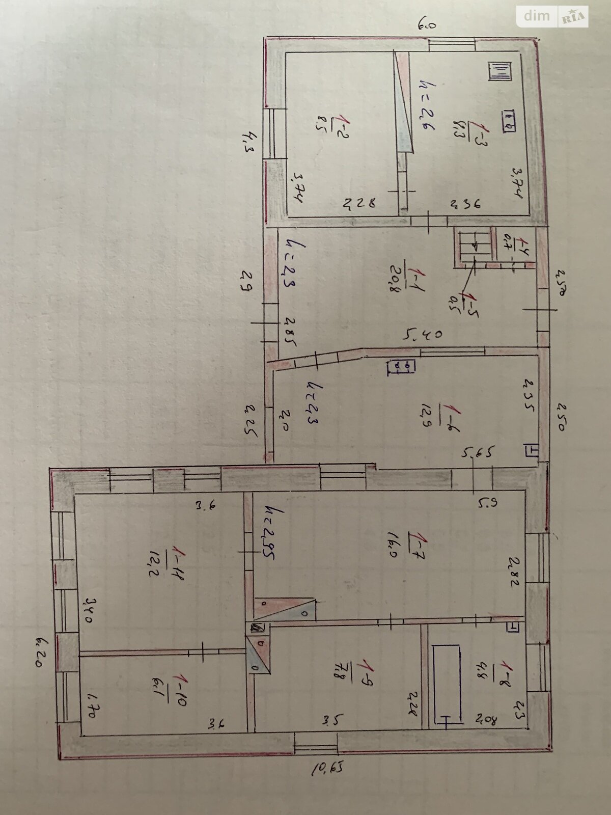 одноповерховий будинок з гаражем, 99 кв. м, цегла. Продаж у Кушугуме фото 1