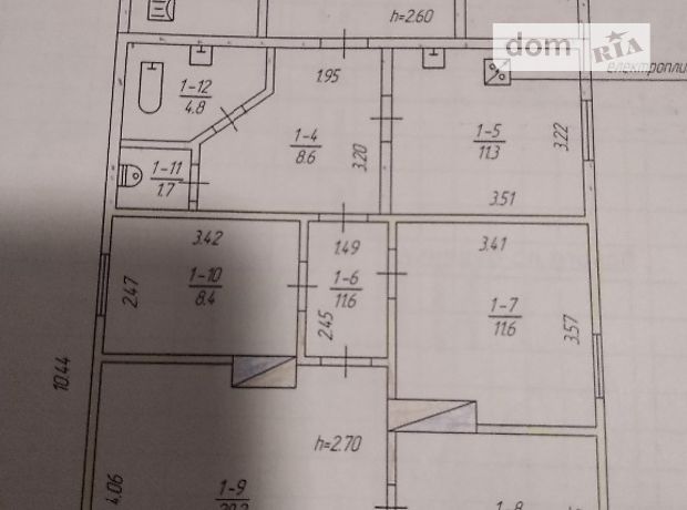 одноэтажный дом с садом, 103 кв. м, кирпич. Продажа в Кузнецовске фото 1 одноэтажный дом с садом, 103 кв. м, кирпич. Продажа в Кузнецовске фото 1