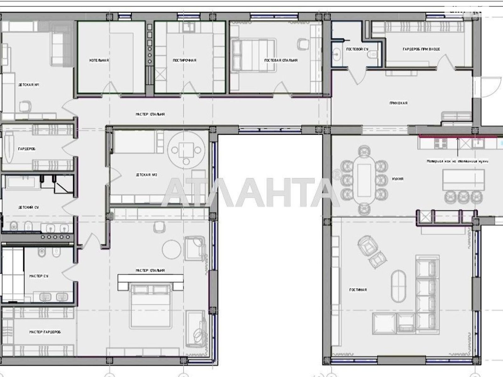 одноэтажный дом, 299 кв. м, кирпич. Продажа в Латовке фото 1