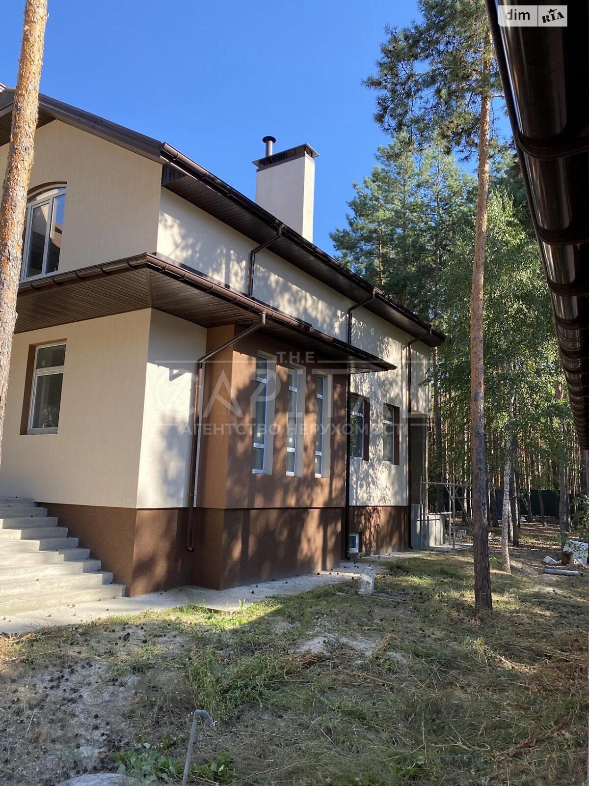 двухэтажный дом с верандой, 494 кв. м, кирпич. Продажа в Лебедевке фото 1 двухэтажный дом с верандой, 494 кв. м, кирпич. Продажа в Лебедевке фото 1