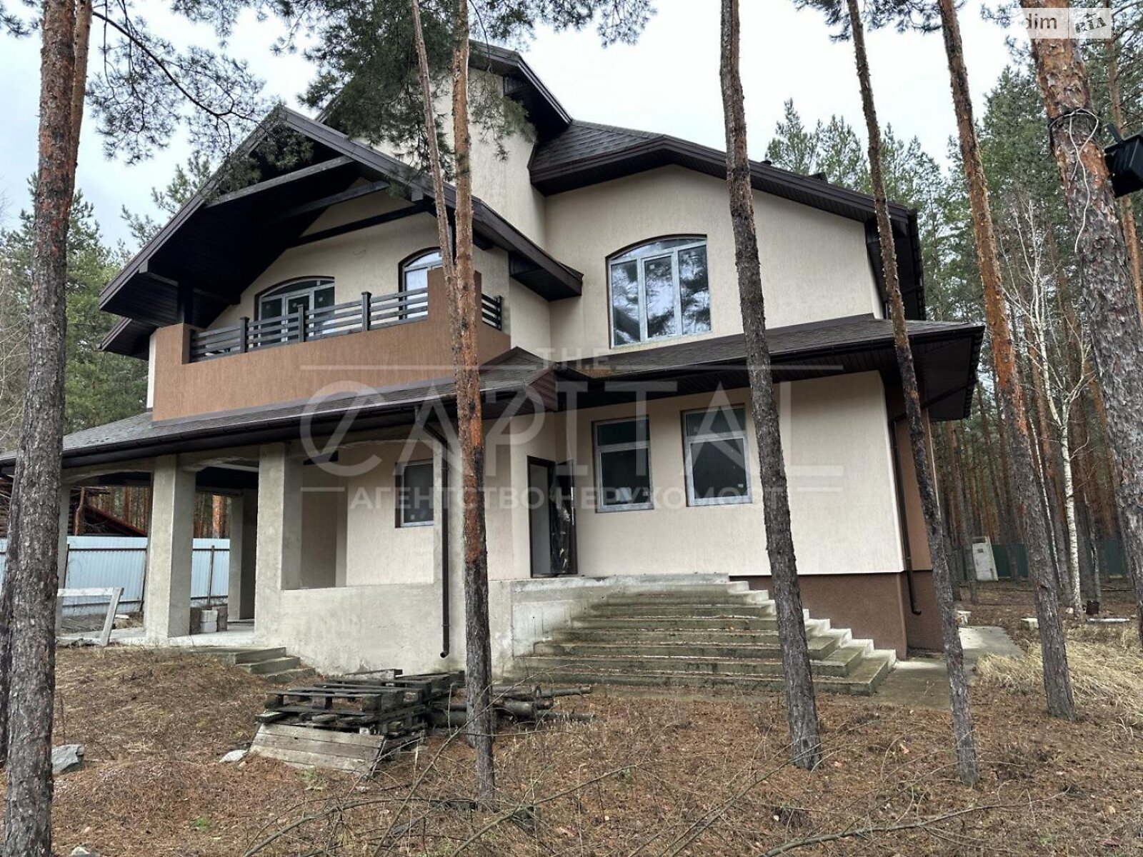 двухэтажный дом с верандой, 494 кв. м, кирпич. Продажа в Лебедевке фото 1 двухэтажный дом с верандой, 494 кв. м, кирпич. Продажа в Лебедевке фото 1