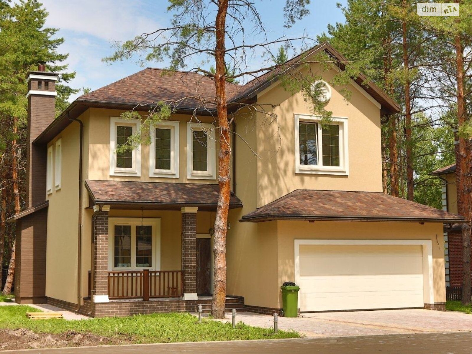 двоповерховий будинок з гаражем, 252 кв. м, каркасно-щитовий. Продаж у Лебедівці фото 1 двоповерховий будинок з гаражем, 252 кв. м, каркасно-щитовий. Продаж у Лебедівці фото 1