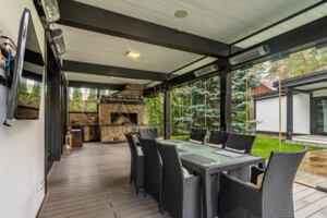 двухэтажный дом беседка, 317 кв. м, кирпич. Продажа в Лебедевке фото 2