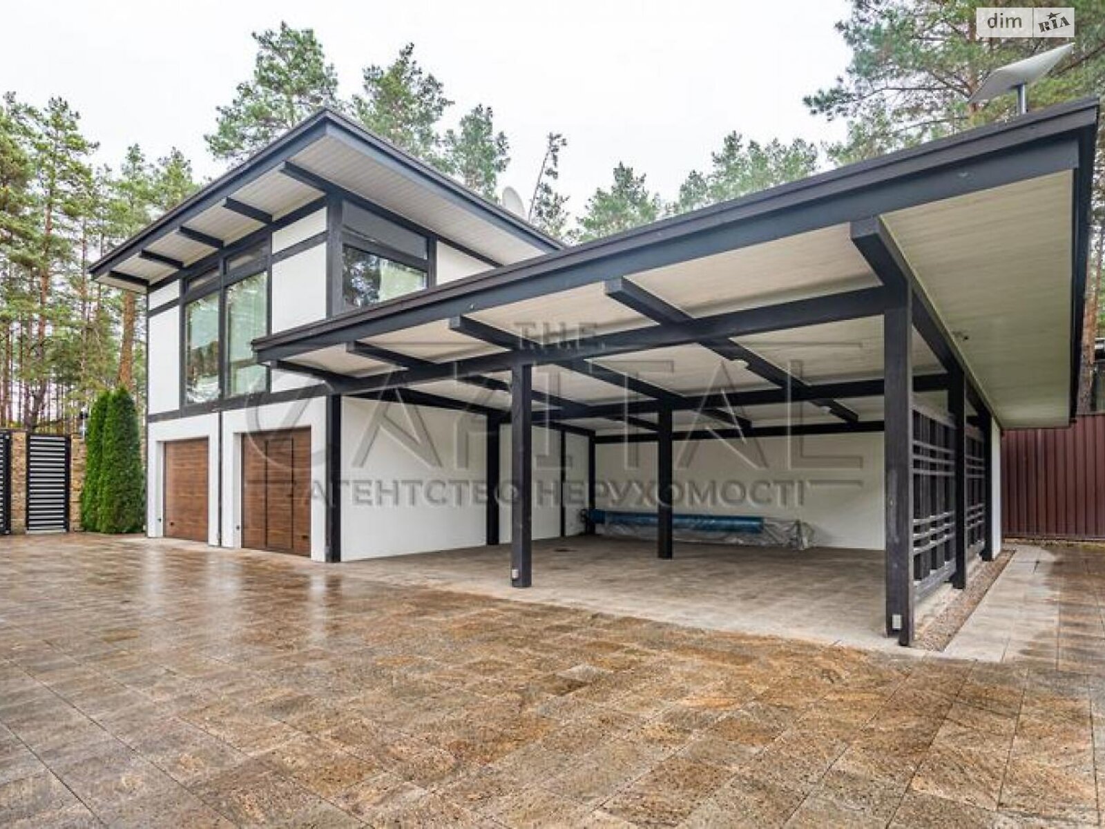 двухэтажный дом беседка, 317 кв. м, кирпич. Продажа в Лебедевке фото 1