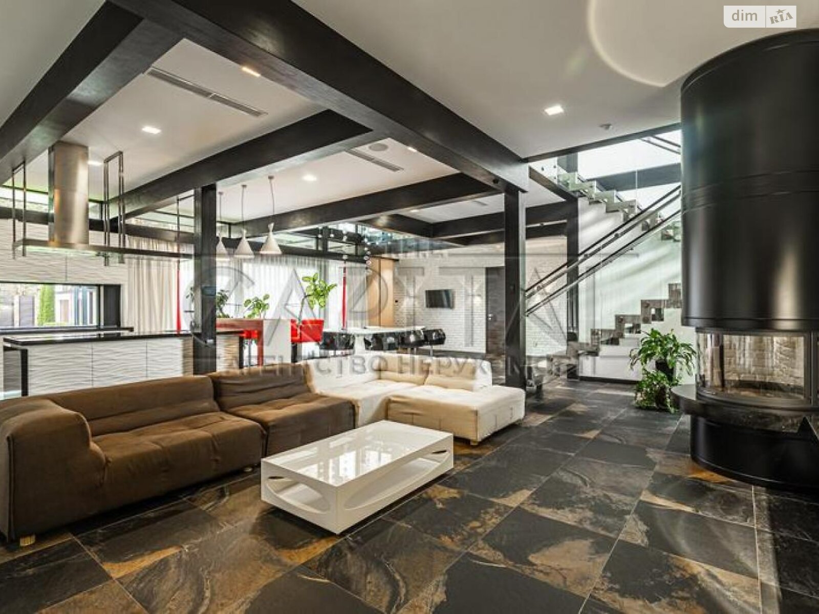 двухэтажный дом беседка, 317 кв. м, кирпич. Продажа в Лебедевке фото 1