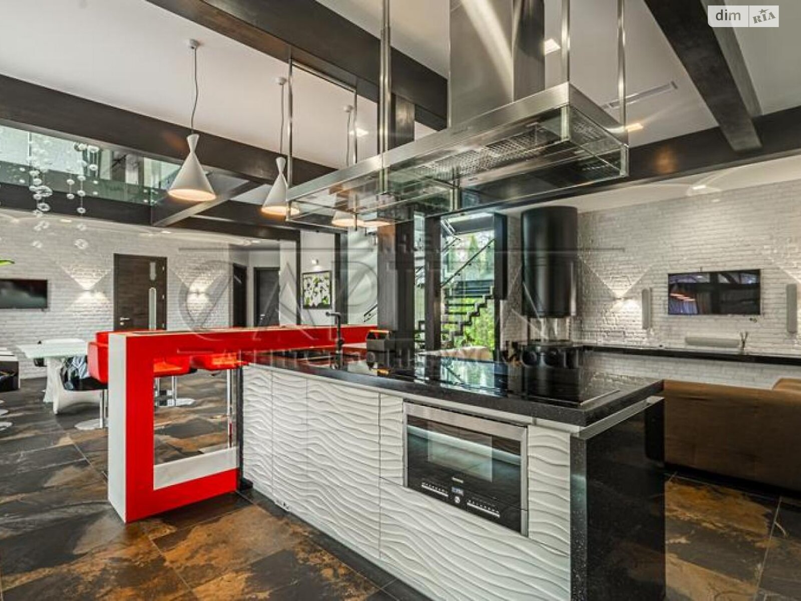 двухэтажный дом беседка, 317 кв. м, кирпич. Продажа в Лебедевке фото 1