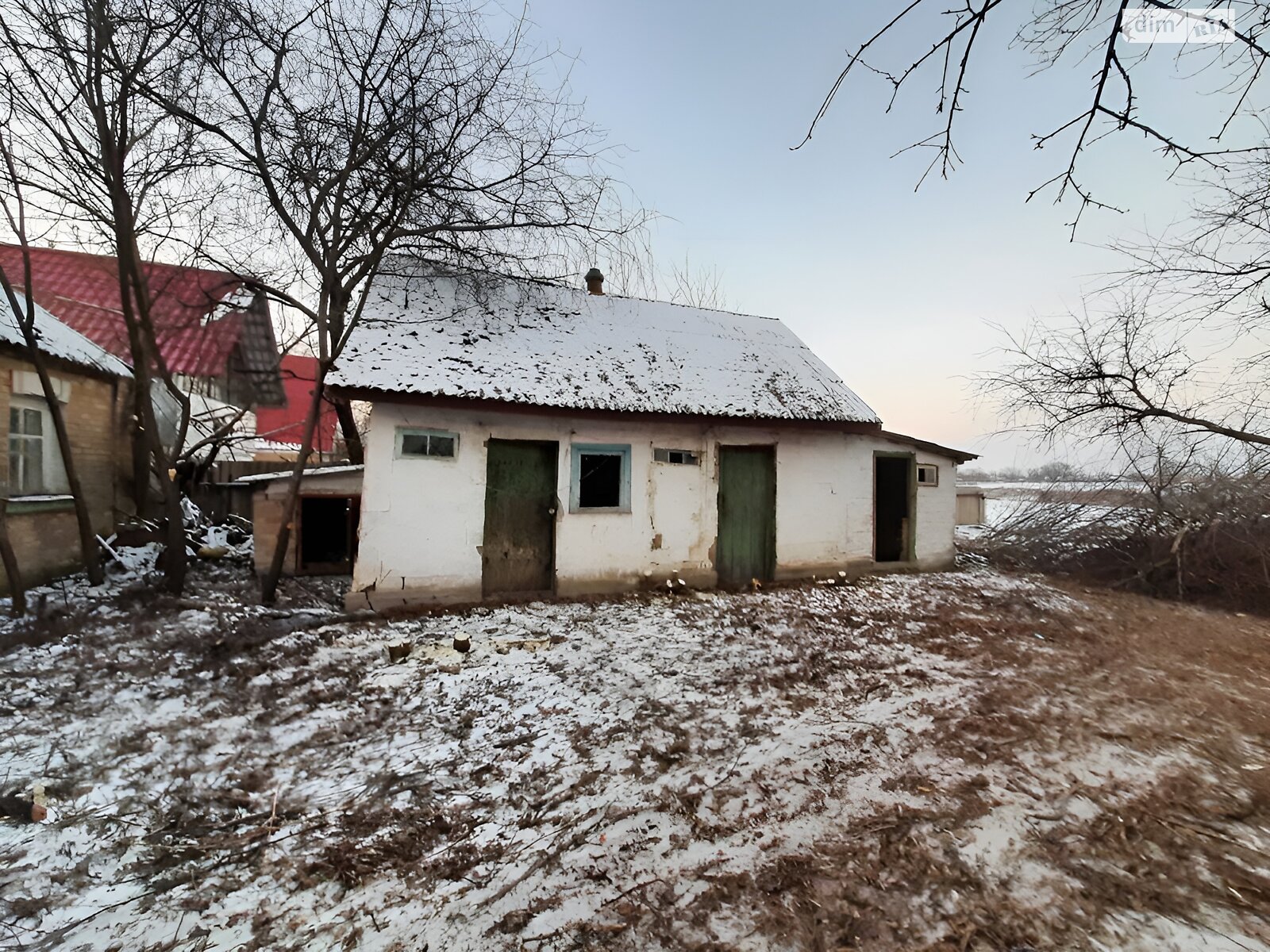 одноэтажный дом с гаражом, 60 кв. м, дерево и кирпич. Продажа в Лещинке фото 1 одноэтажный дом с гаражом, 60 кв. м, дерево и кирпич. Продажа в Лещинке фото 1