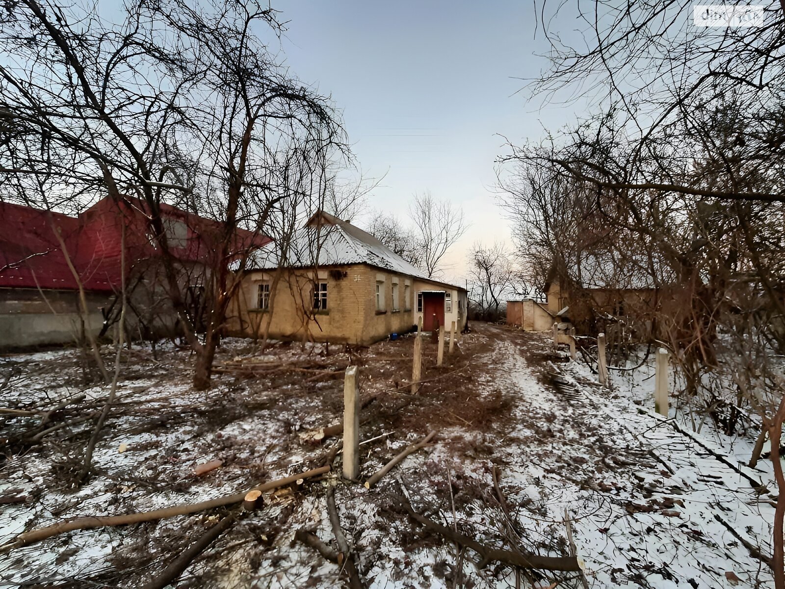 одноэтажный дом с гаражом, 60 кв. м, дерево и кирпич. Продажа в Лещинке фото 1 одноэтажный дом с гаражом, 60 кв. м, дерево и кирпич. Продажа в Лещинке фото 1