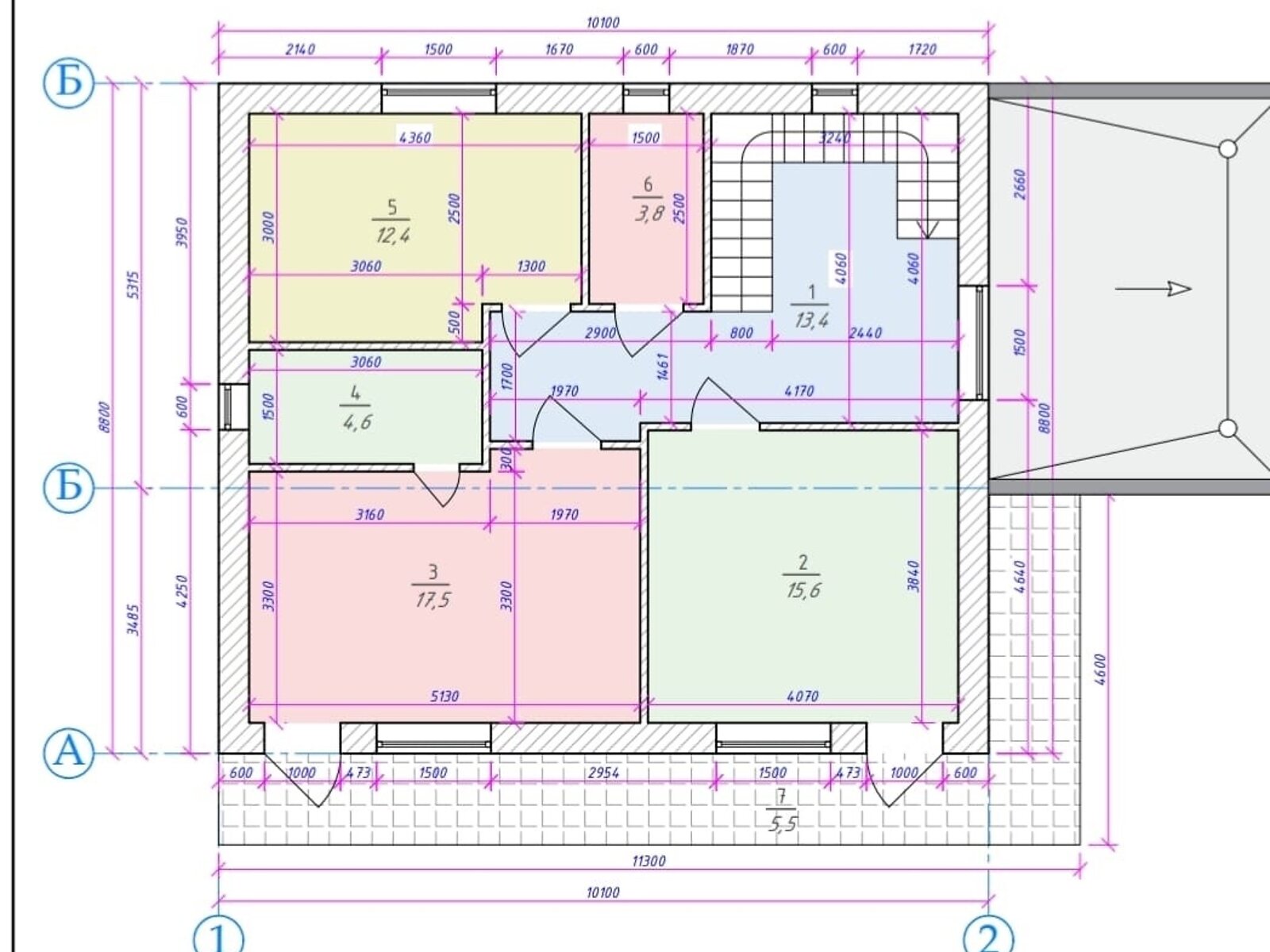 двоповерховий будинок, 160 кв. м, ракушняк. Продаж у Лісках фото 1