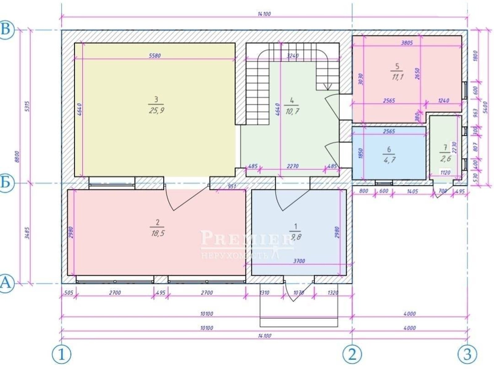 двоповерховий будинок з верандою, 170 кв. м, ракушняк. Продаж у Ліски фото 1