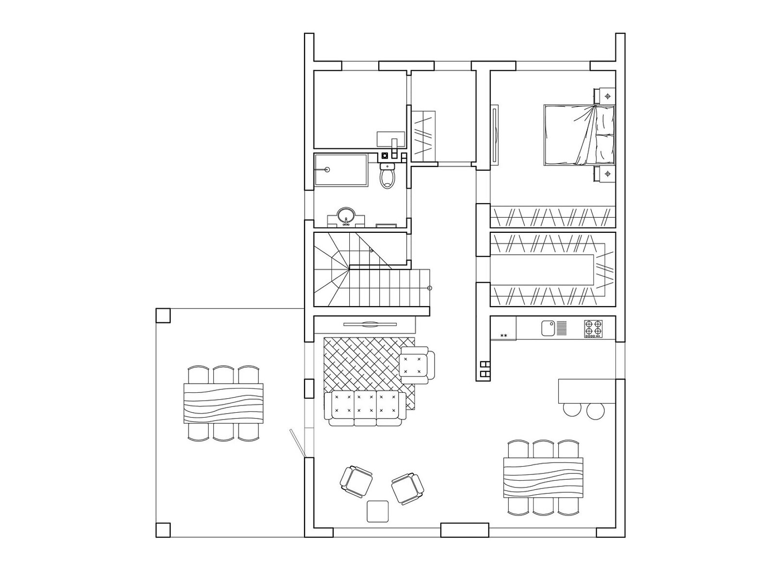 двухэтажный дом, 157.1 кв. м, кирпич. Продажа в Лесниках фото 1