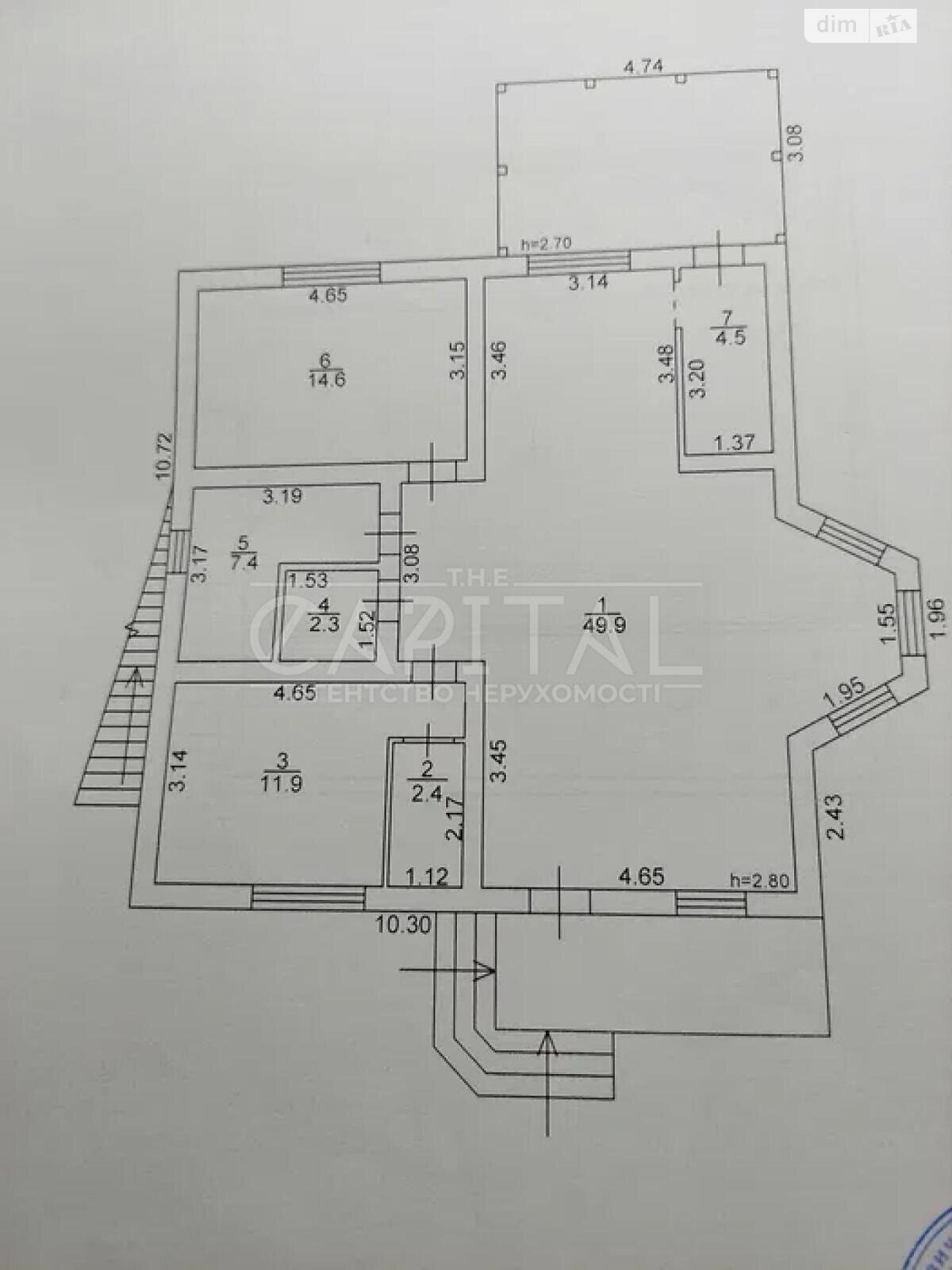 двоповерховий будинок з ремонтом, 147 кв. м, кирпич. Продаж у Лісниках фото 1