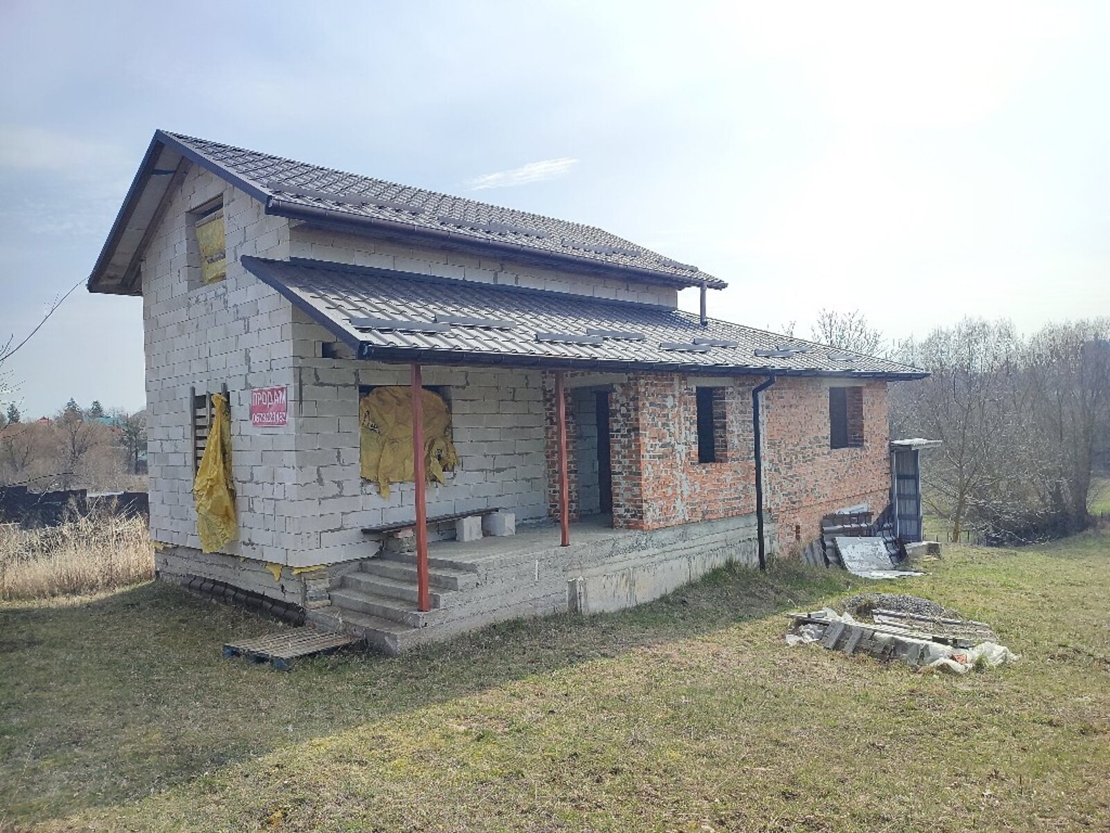 двоповерховий будинок з гаражем, 150 кв. м, цегла. Продаж у Лісових Гринівцях фото 1