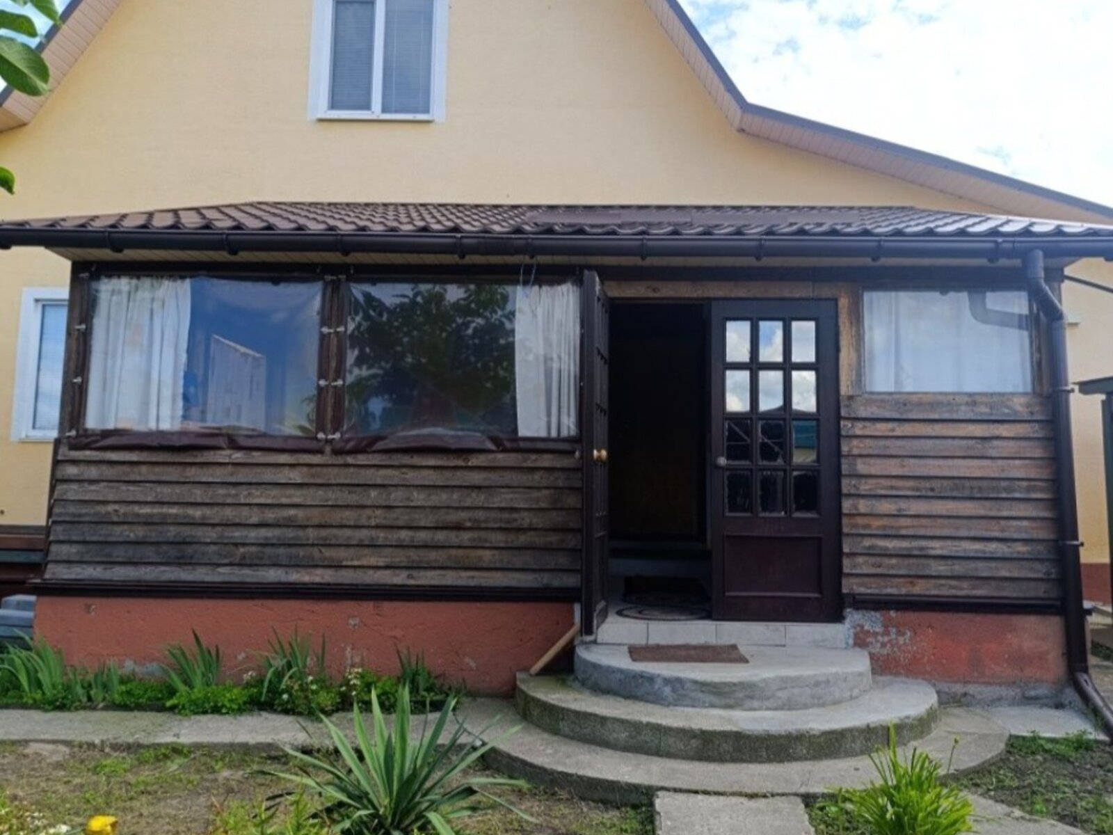 двухэтажный дом с верандой, 184.5 кв. м, дерево и кирпич. Продажа в Лихолетках фото 1