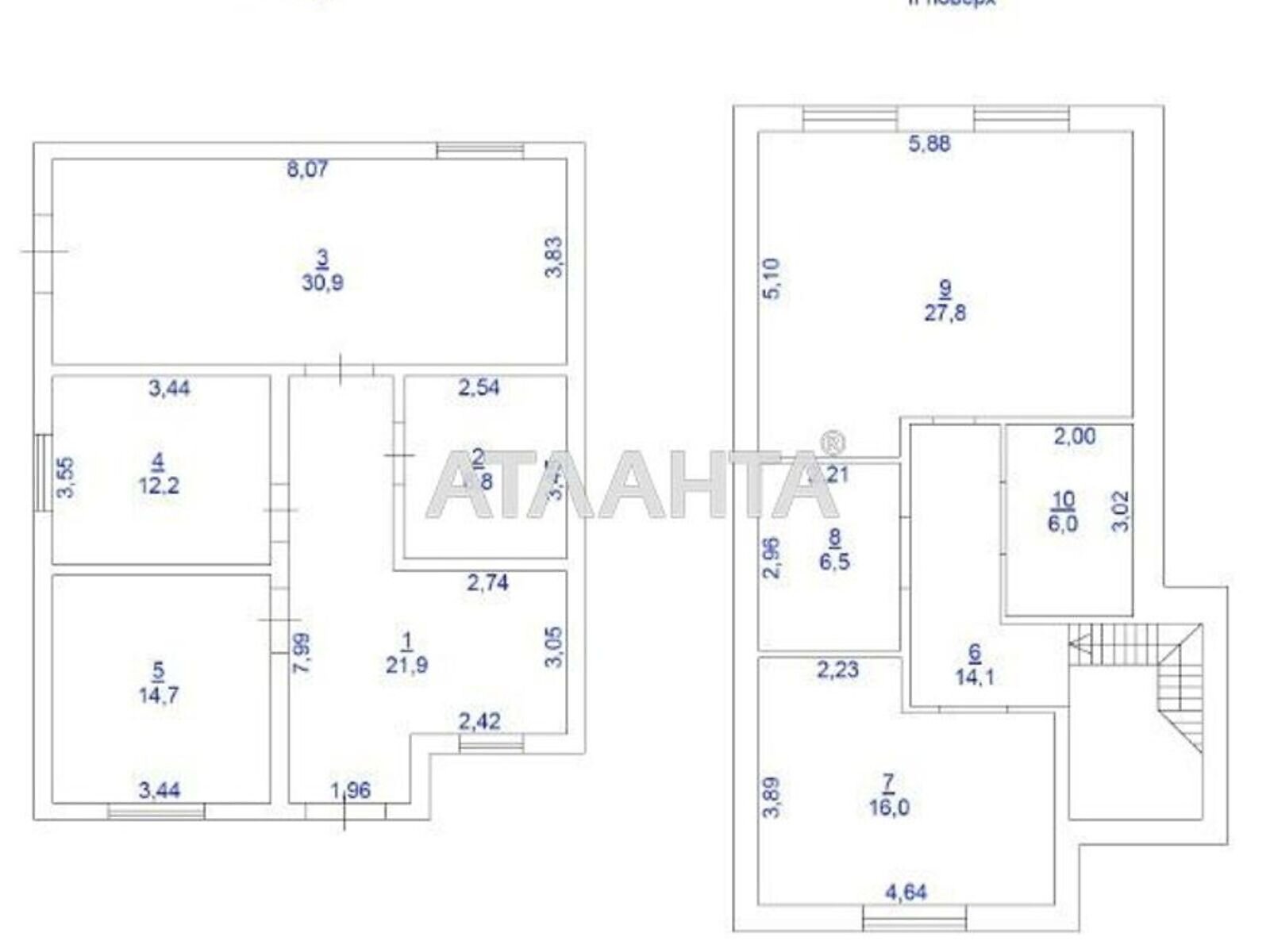 двоповерховий будинок, 185 кв. м, газобетон. Продаж у Лиманці фото 1