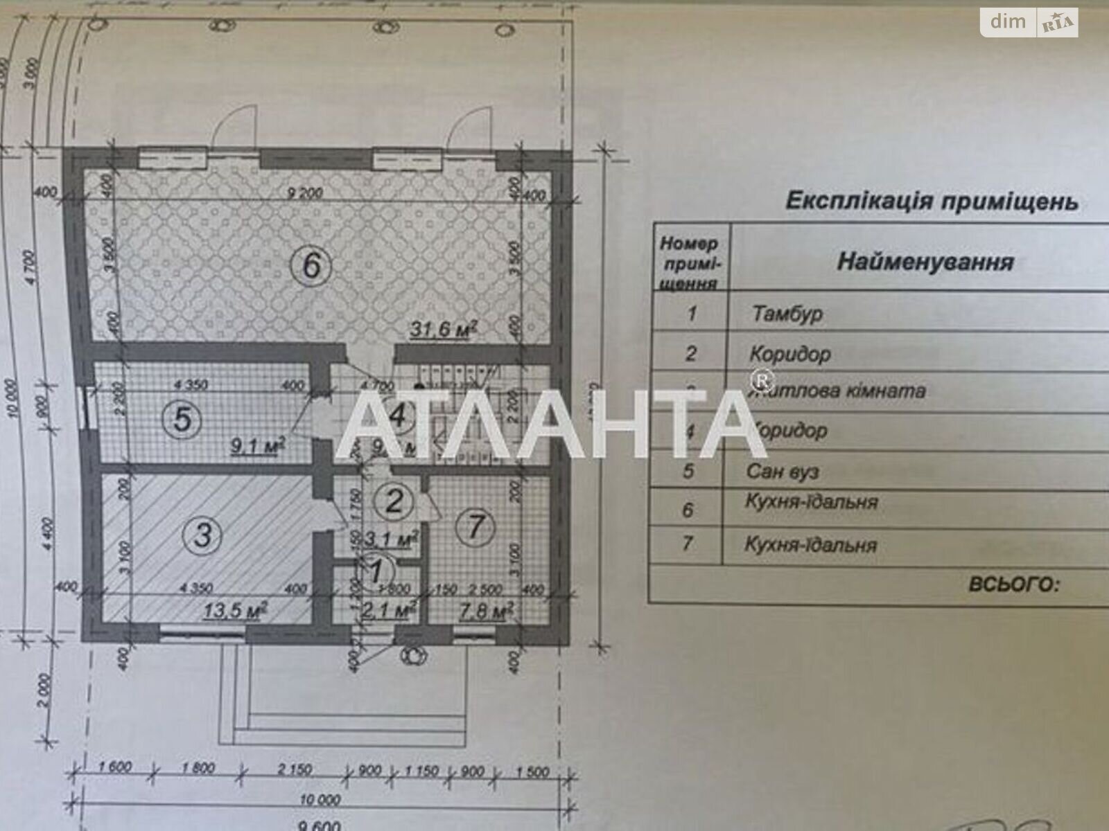 двухэтажный дом беседка, 155 кв. м, кирпич. Продажа в Лиманке фото 1