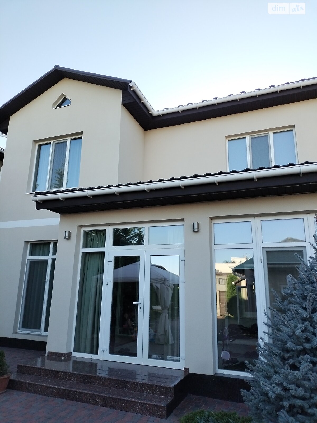 двухэтажный дом с гаражом, 180 кв. м, пенобетон. Продажа в Лиманке фото 1 двухэтажный дом с гаражом, 180 кв. м, пенобетон. Продажа в Лиманке фото 1