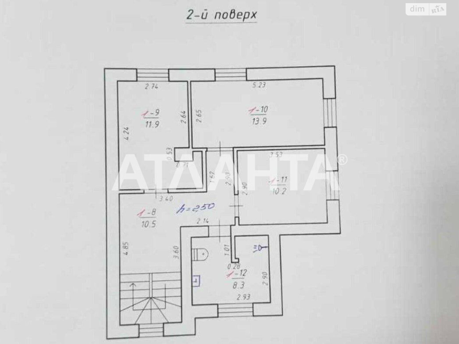 двухэтажный дом, 123 кв. м, кирпич. Продажа в Липниках фото 1