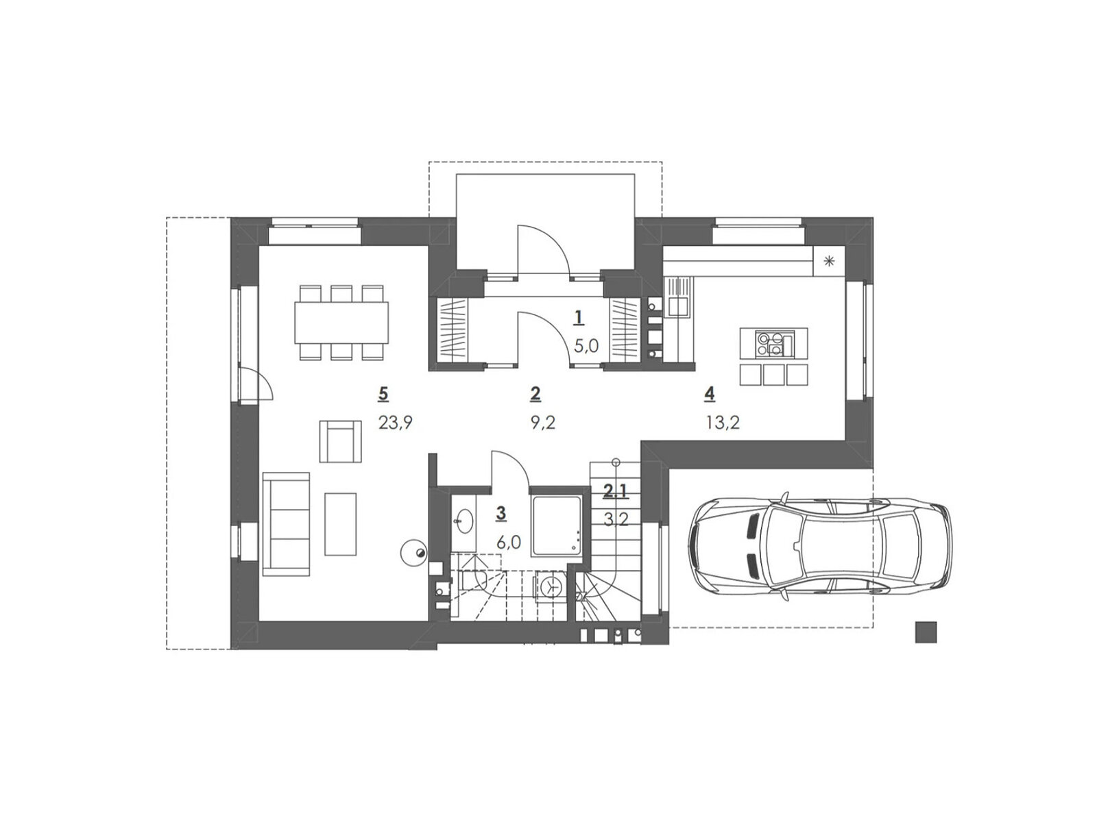 трехэтажный дом, 138.2 кв. м, кирпич. Продажа в Липники фото 1