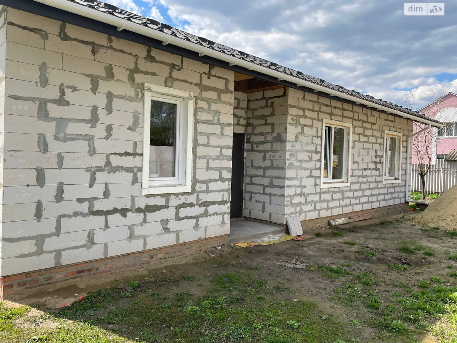 одноповерховий будинок, 120 кв. м, піноблок. Продаж у Липняку фото 1