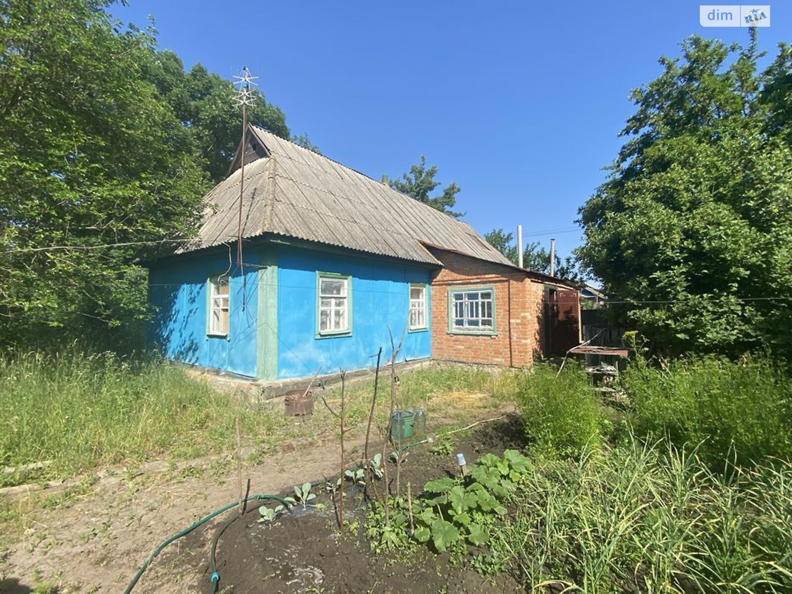 одноэтажный дом, 50 кв. м, дерево и кирпич. Продажа в Липовке фото 1 одноэтажный дом, 50 кв. м, дерево и кирпич. Продажа в Липовке фото 1
