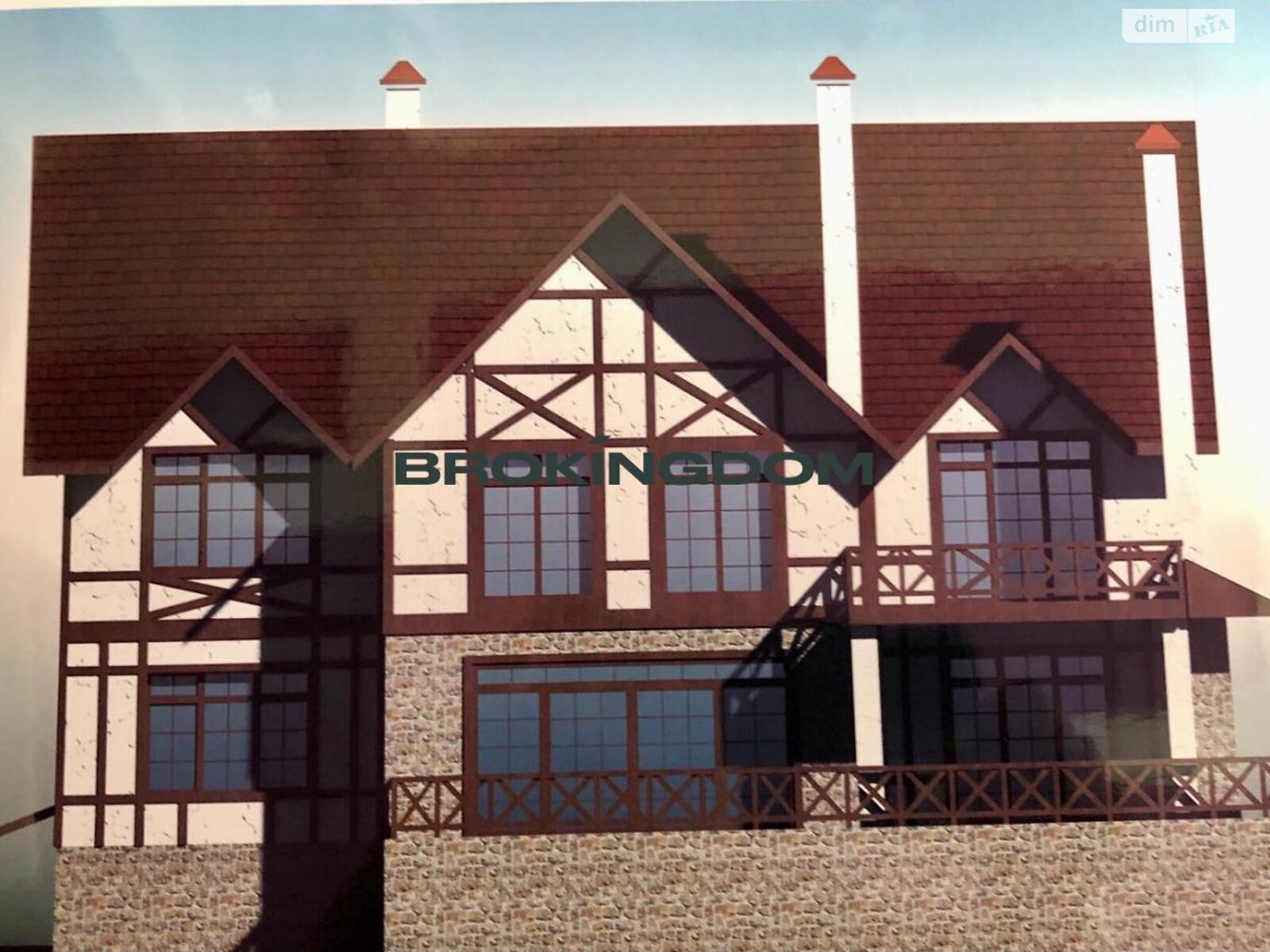 двоповерховий будинок з верандою, 298.9 кв. м, цегла. Продаж у Літочках фото 1 двоповерховий будинок з верандою, 298.9 кв. м, цегла. Продаж у Літочках фото 1