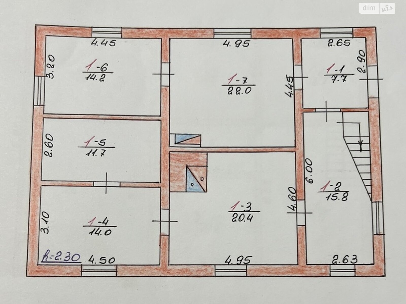 двухэтажный дом с гаражом, 212 кв. м, кирпич. Продажа в Лосинце фото 1 двухэтажный дом с гаражом, 212 кв. м, кирпич. Продажа в Лосинце фото 1