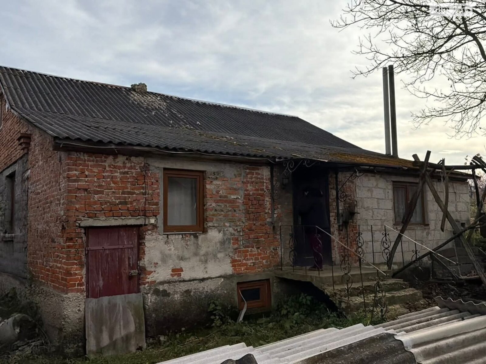 одноповерховий будинок з опаленням, 111.8 кв. м, шлакоблок. Продаж у Лосятині фото 1