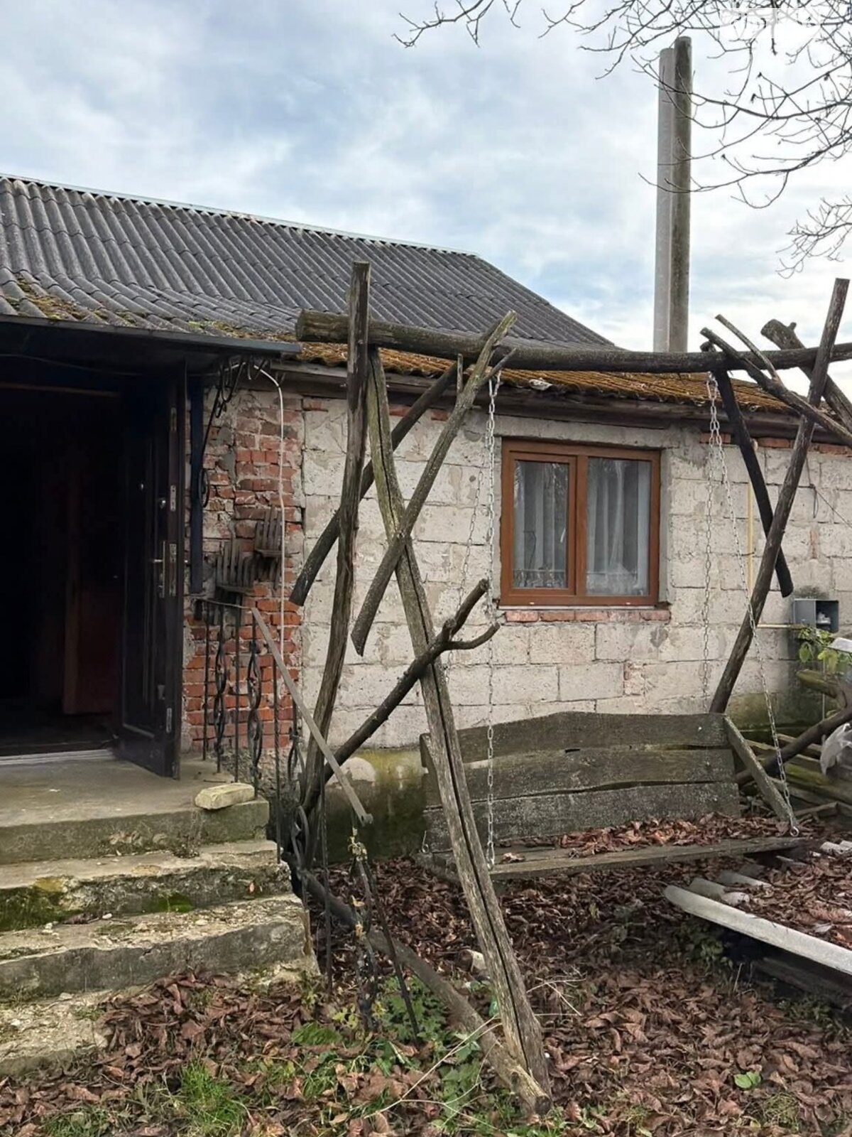 одноповерховий будинок з опаленням, 111.8 кв. м, шлакоблок. Продаж у Лосятині фото 1