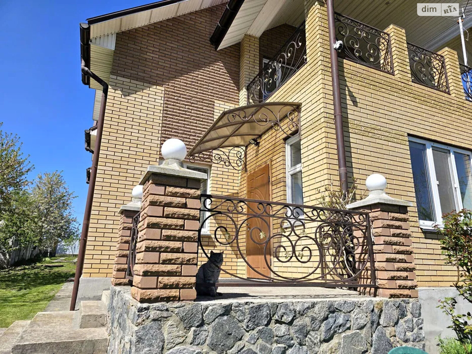 двоповерховий будинок з верандою, 240 кв. м, піноблок. Продаж у Лосятині фото 1