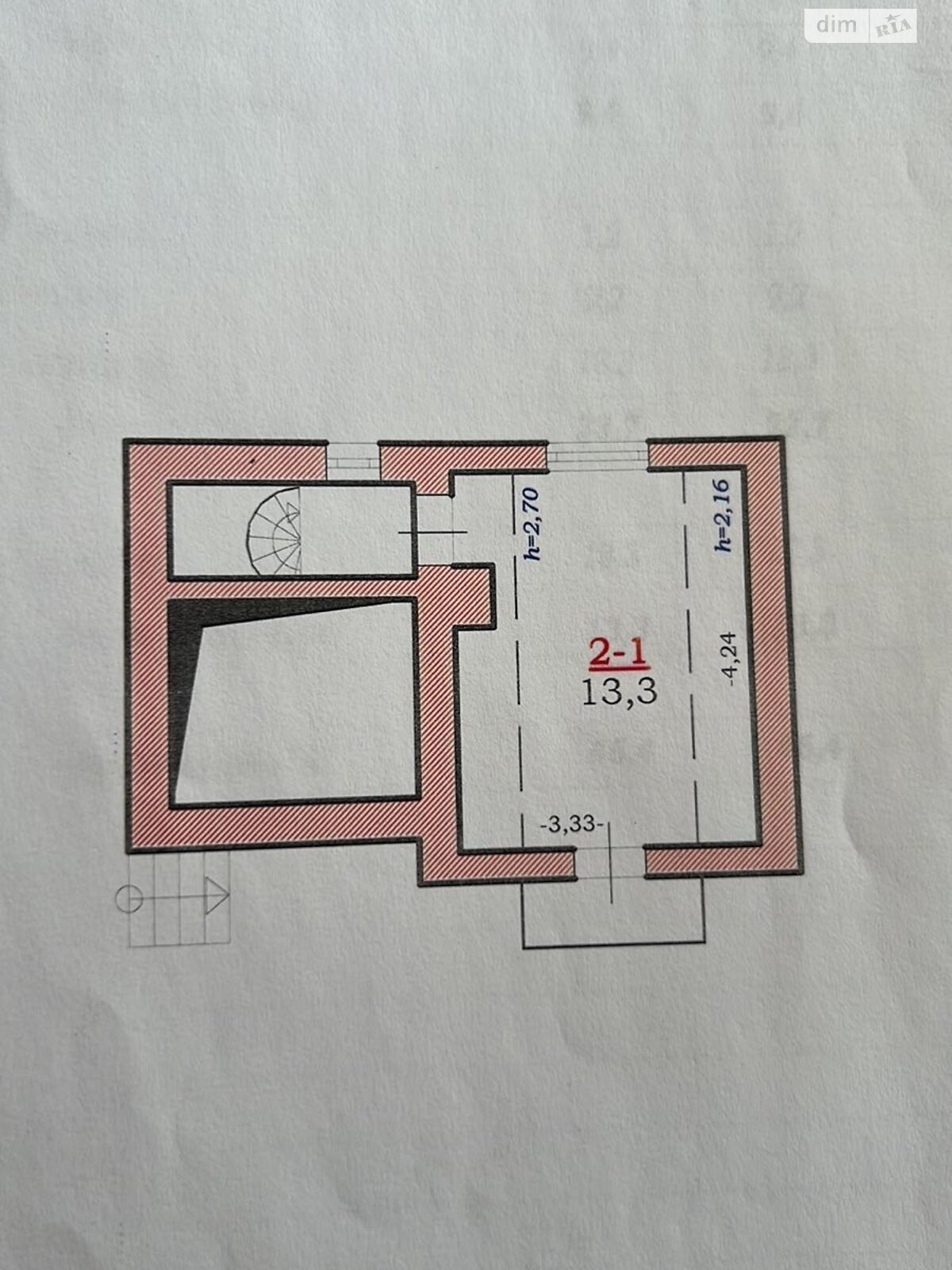 двухэтажный дом беседка, 36 кв. м, кирпич. Продажа в Лозовой фото 1