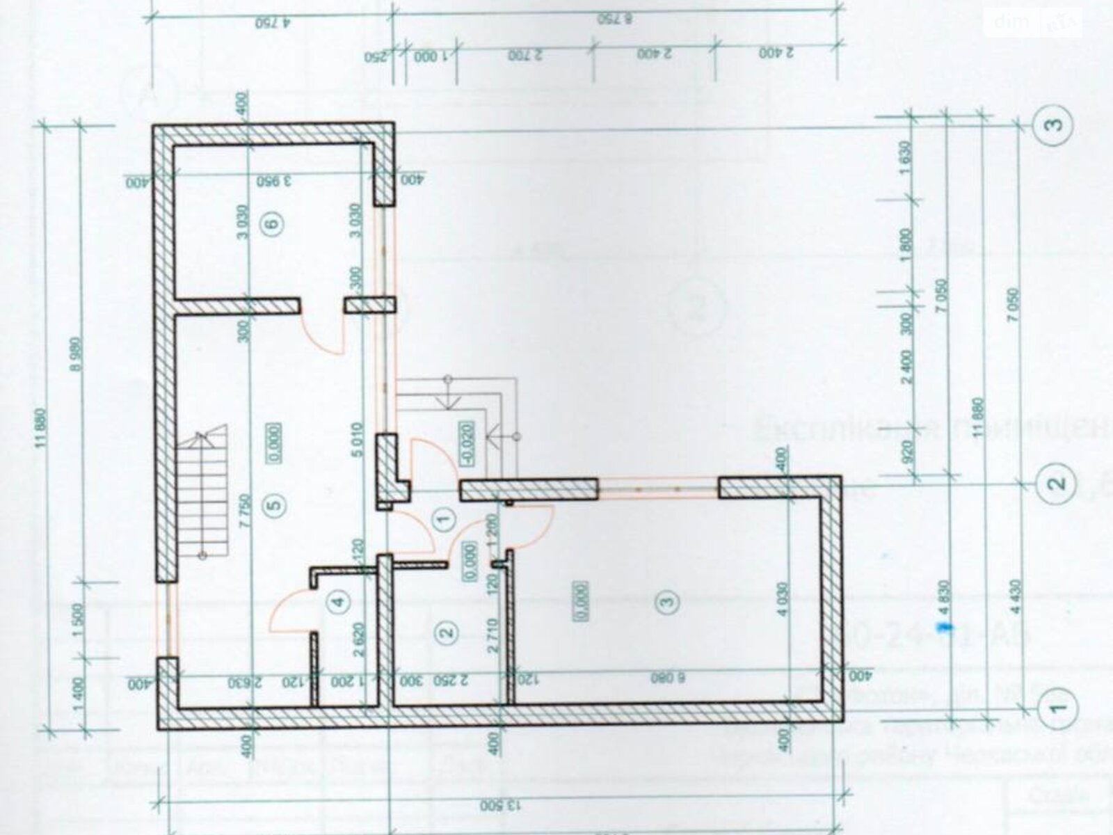 одноэтажный дом, 87 кв. м, кирпич. Продажа в Лозовке фото 1