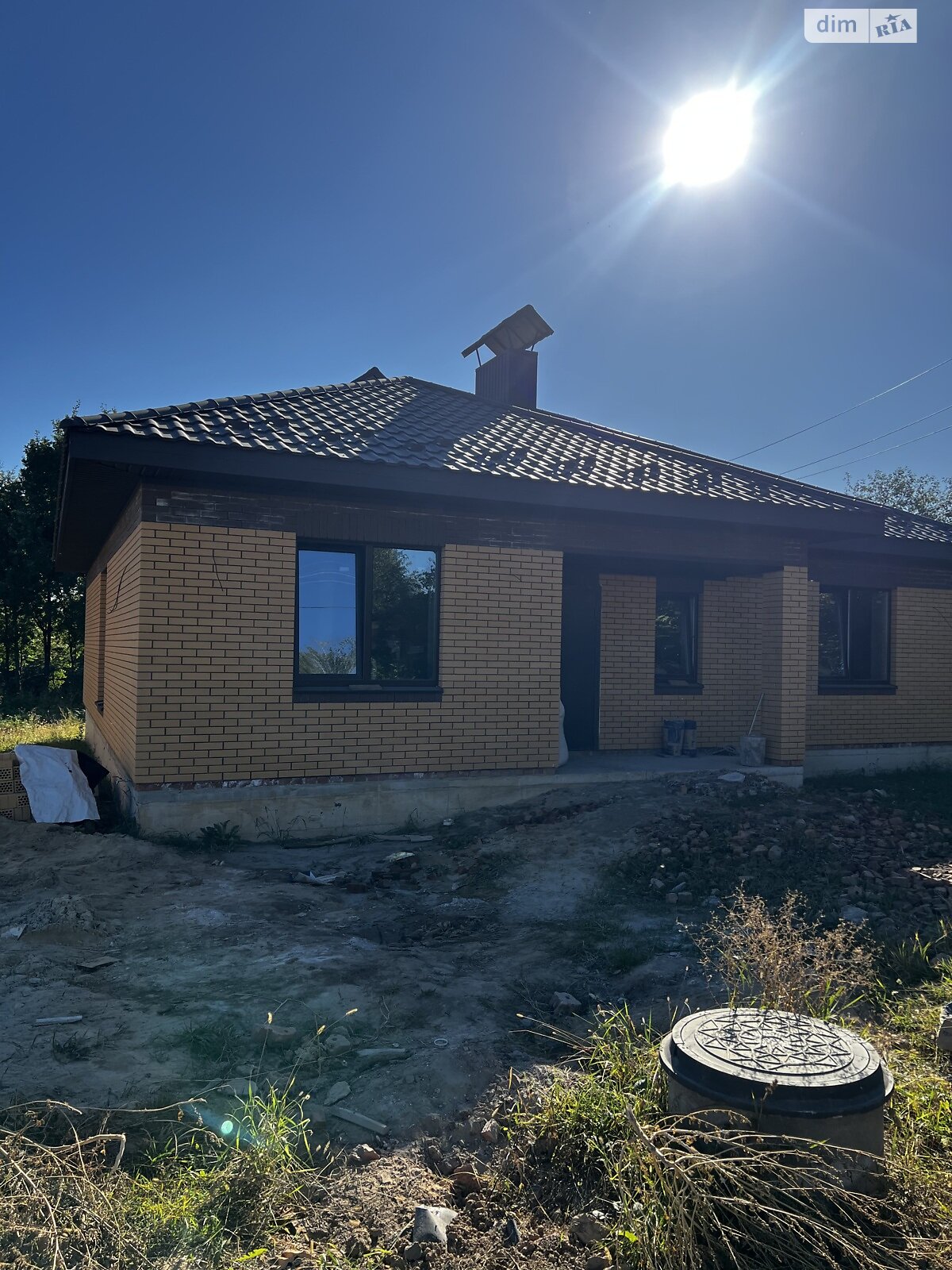 одноэтажный дом с верандой, 111 кв. м, кирпич. Продажа в Луке-Мелешковской фото 1