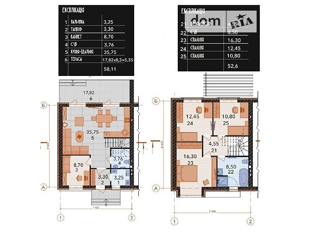 двухэтажный дом, 112 кв. м, кирпич. Продажа в Липинах (Волынская обл.) фото 1 двухэтажный дом, 112 кв. м, кирпич. Продажа в Липинах (Волынская обл.) фото 1