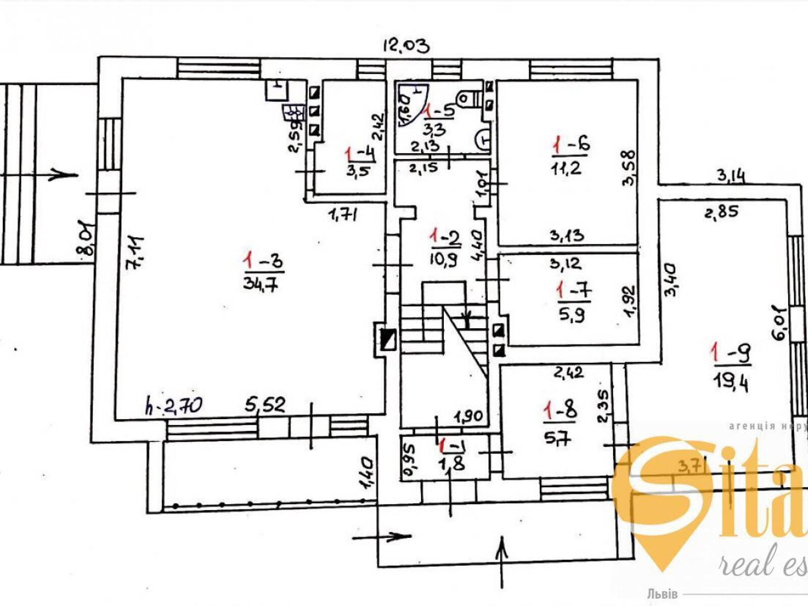 двоповерховий будинок, 174 кв. м, кирпич. Продаж у Брюховичах фото 1