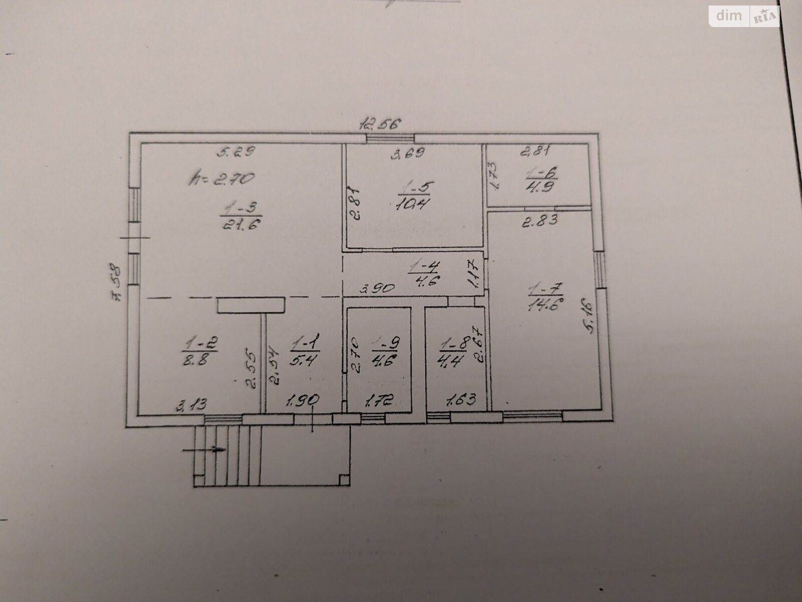 одноповерховий будинок, 79.3 кв. м, кирпич. Продаж у Скнилові фото 1