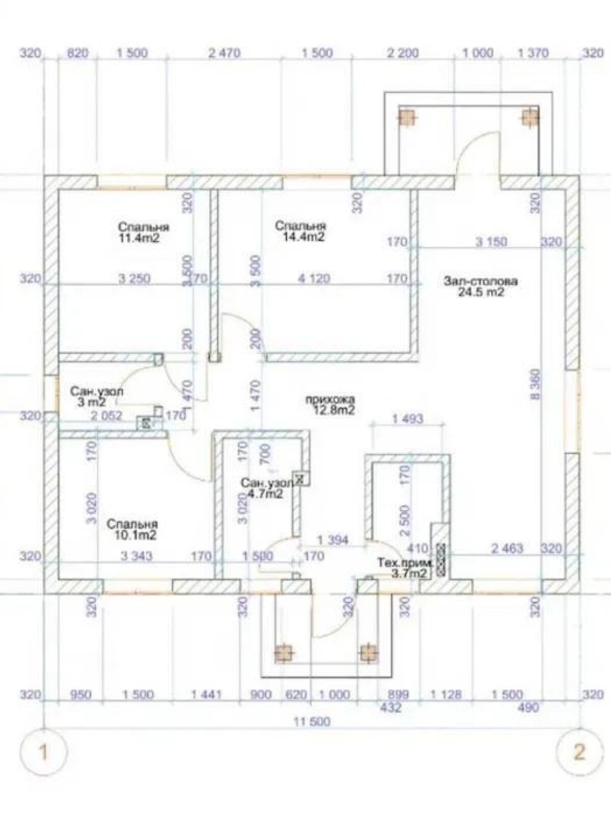 одноэтажный дом, 115 кв. м, кирпич. Продажа в Львове фото 1