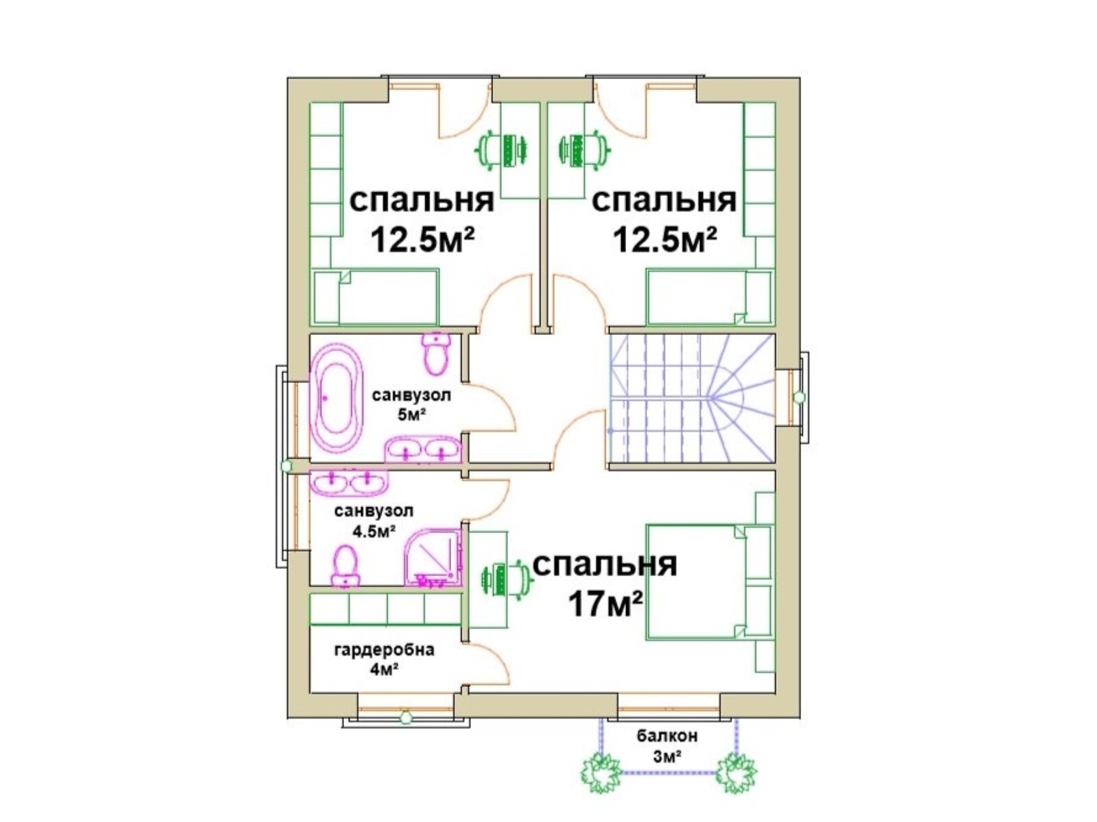 двоповерховий будинок, 125 кв. м, цегла. Продаж у Львові фото 1 двоповерховий будинок, 125 кв. м, цегла. Продаж у Львові фото 1