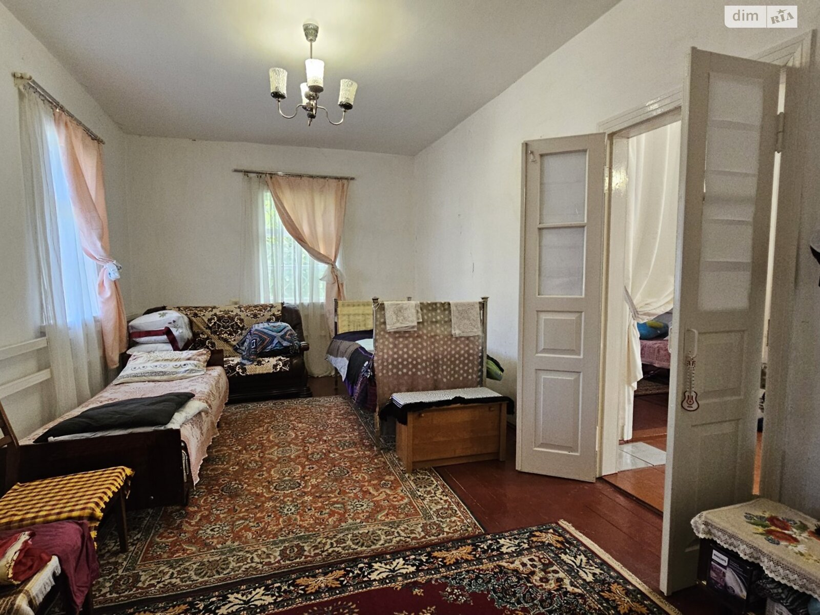 одноповерховий будинок з гаражем, 48.4 кв. м, дерево та цегла. Продаж у Гострій Могилі фото 1