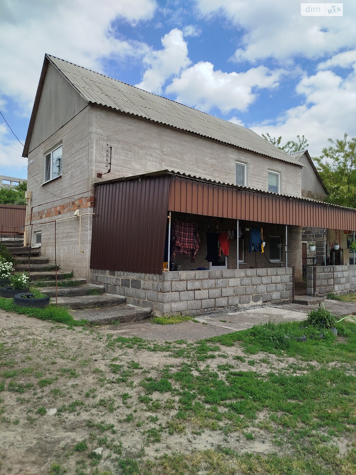 двухэтажный дом, 110 кв. м, шлакобетон. Продажа в Любимовке фото 1 двухэтажный дом, 110 кв. м, шлакобетон. Продажа в Любимовке фото 1
