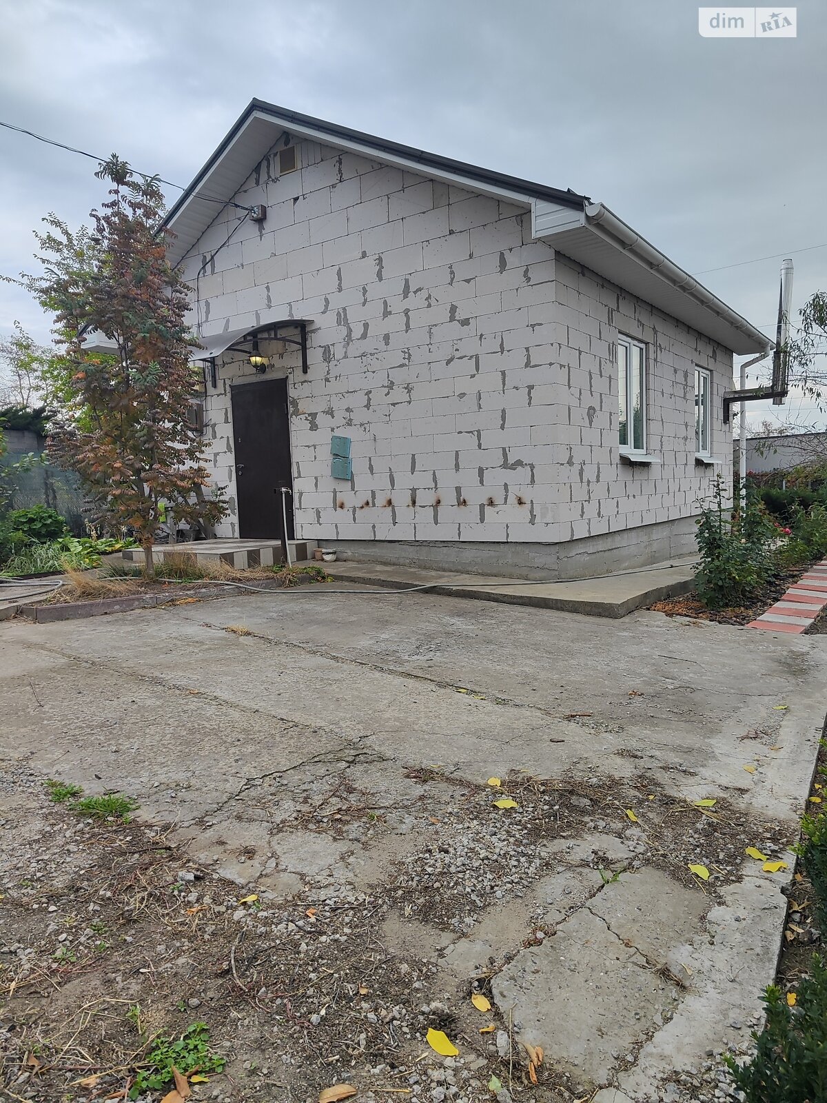 одноповерховий будинок бесідка, 55 кв. м, піноблок. Продаж у Любимівці фото 1