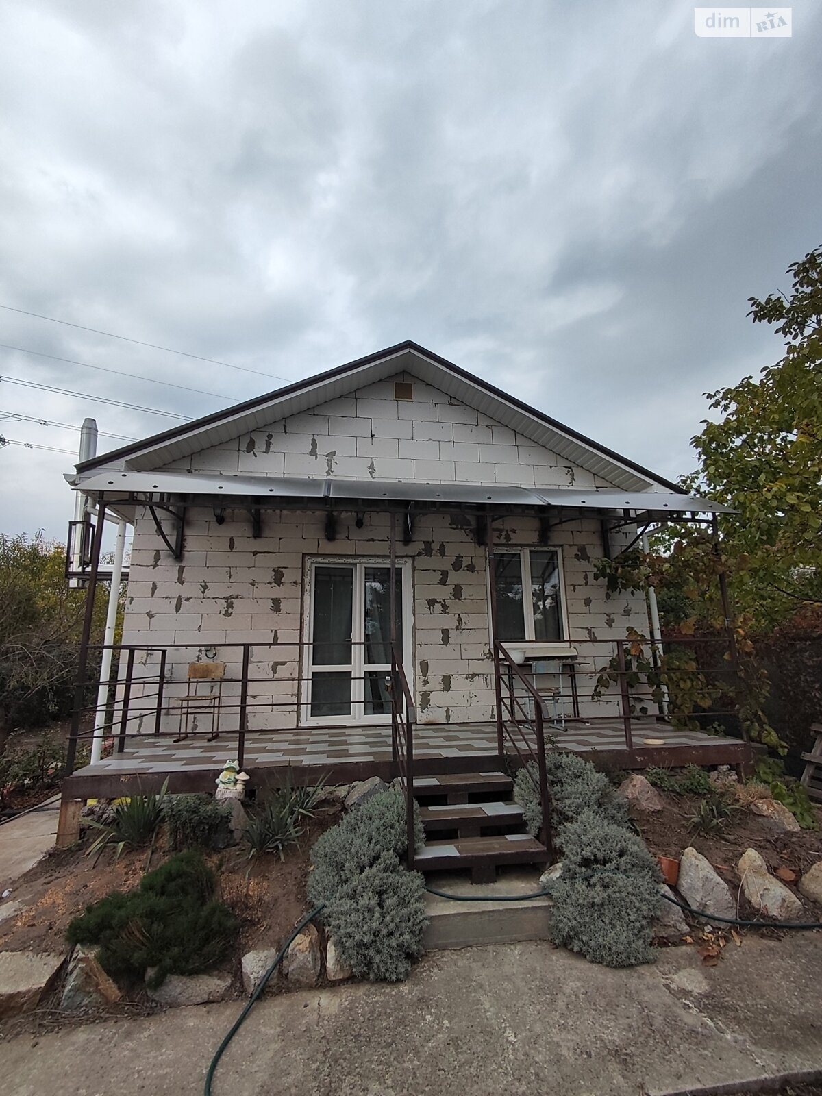 одноповерховий будинок бесідка, 55 кв. м, піноблок. Продаж у Любимівці фото 1