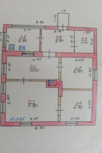 одноповерховий будинок, 63.8 кв. м, цегла. Продаж в Люботині, район Люботин фото 2