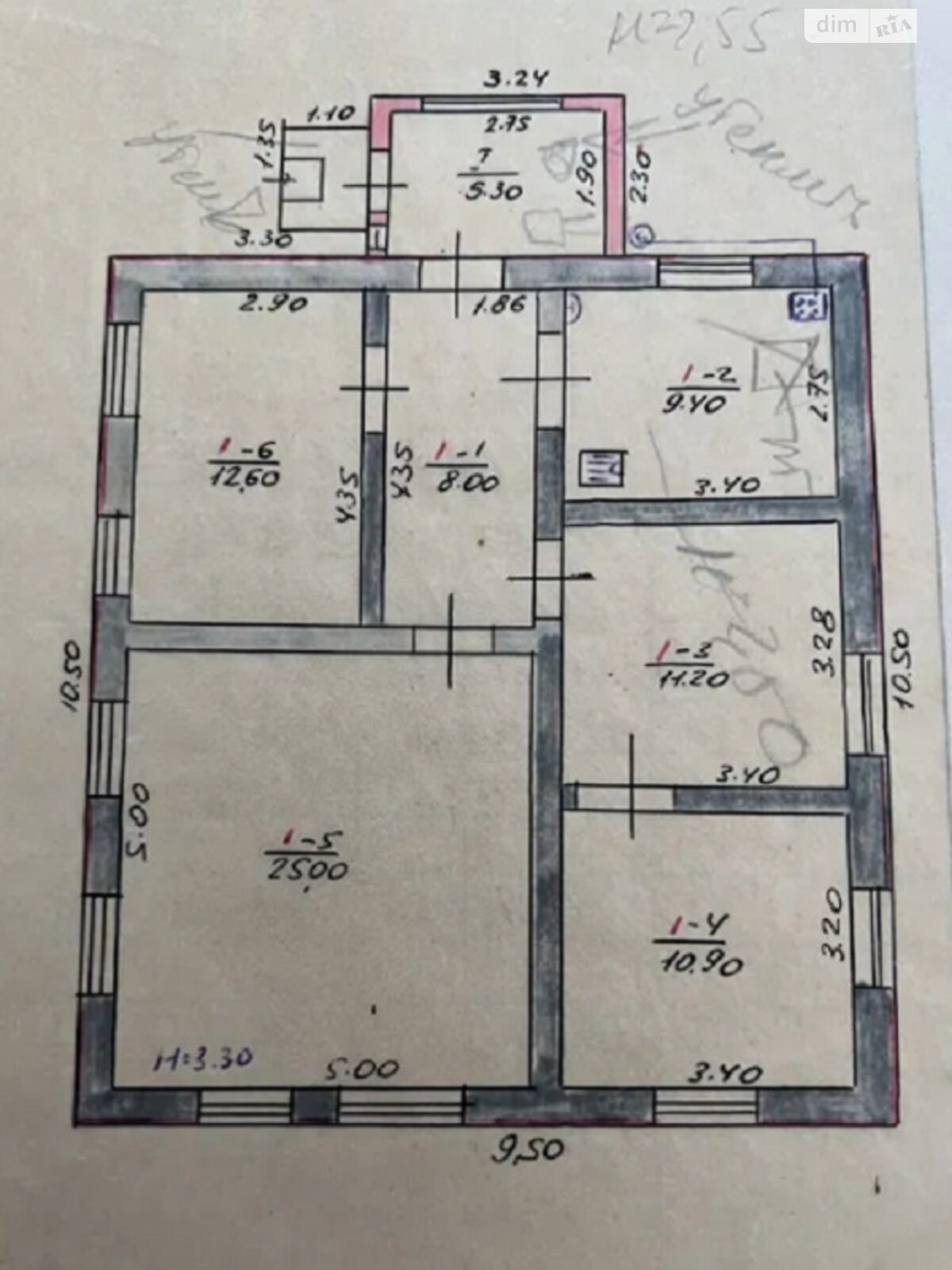 одноповерховий будинок з опаленням, 97 кв. м, цегла. Продаж в Люботині, район Люботин фото 1