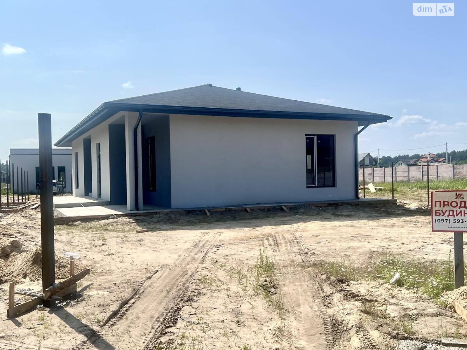 одноповерховий будинок, 105 кв. м, газобетон. Продаж у Лютіжі фото 1 одноповерховий будинок, 105 кв. м, газобетон. Продаж у Лютіжі фото 1